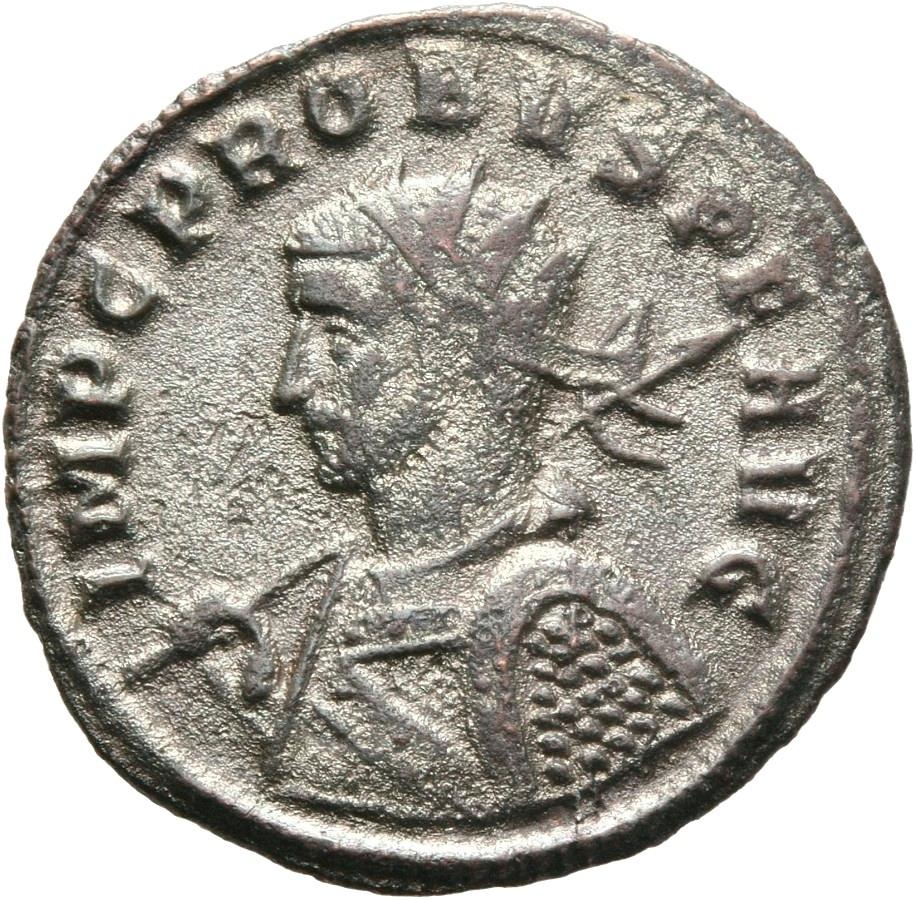 Probus, silver antoninianus, collection photograph Mainz-ID102, obverse