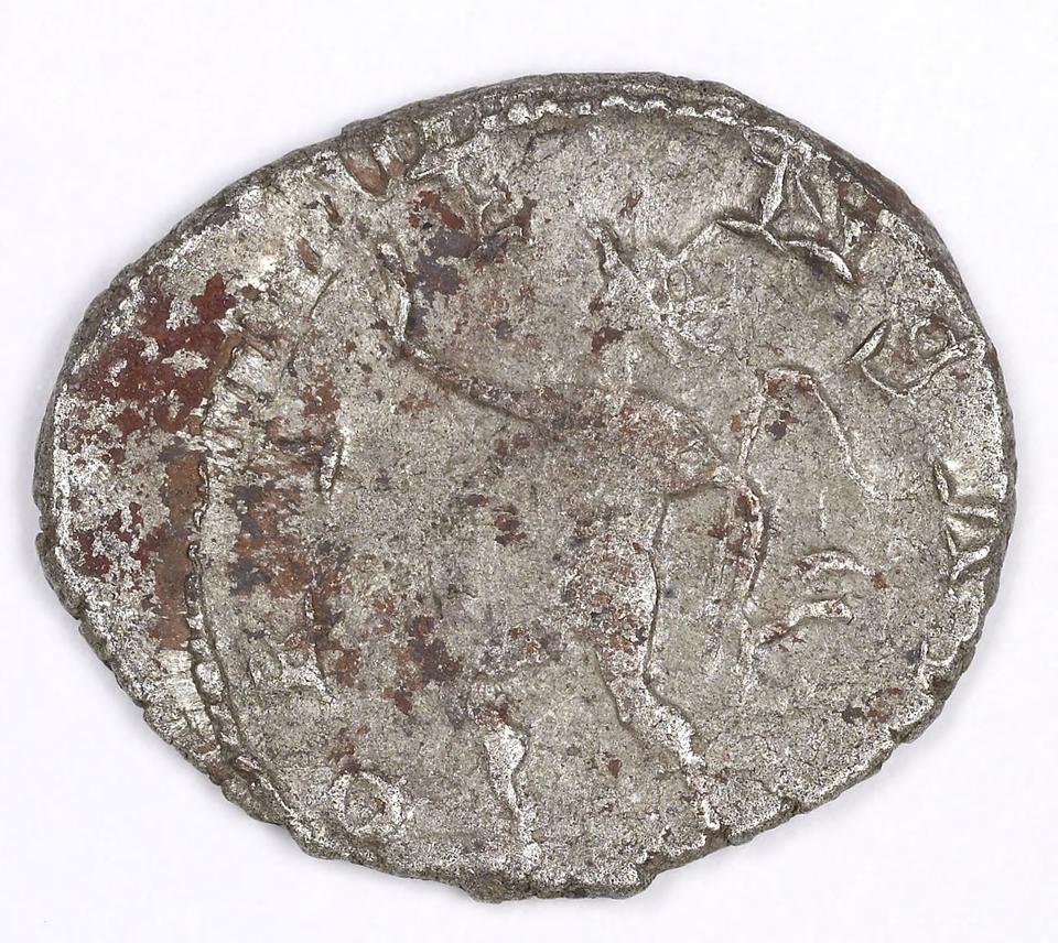 Postumus, silver antoninianus, collection photograph IATH-1991.17.242, reverse