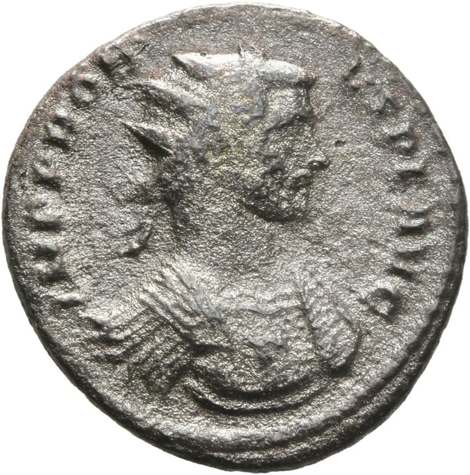 Probus, silver antoninianus, collection photograph Mainz-ID125, obverse