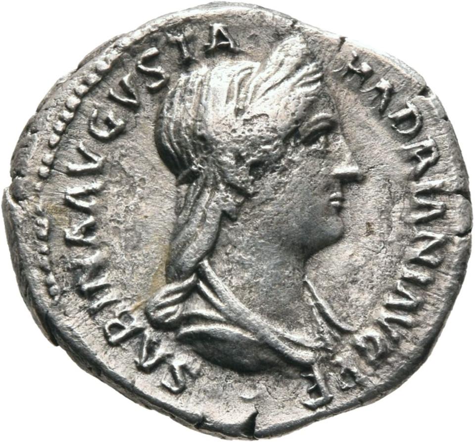 Hadrian, Silver denarius, collection photograph Mainz-ID1054, obverse