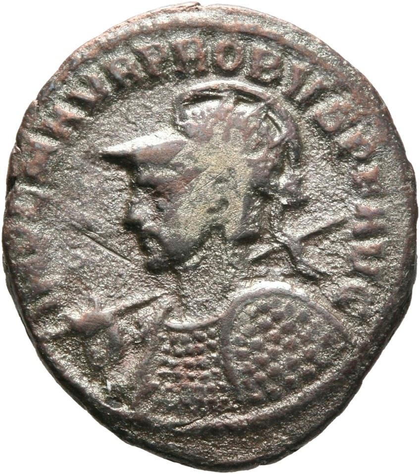 Probus, silver antoninianus, collection photograph Mainz-ID129, obverse