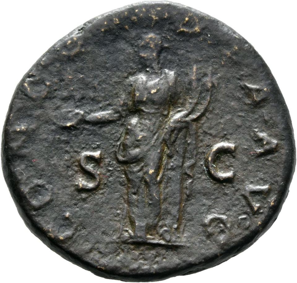 Hadrian, Bronze sestertius, collection photograph Mainz-ID255, reverse