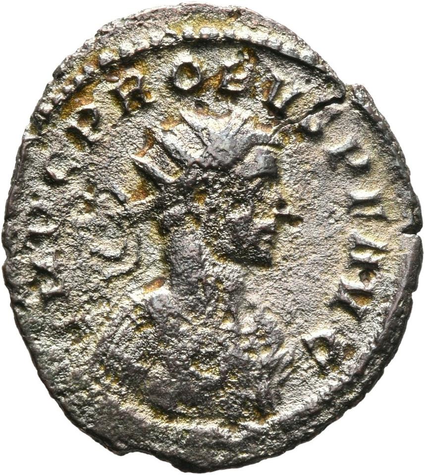 Probus, silver antoninianus, collection photograph Mainz-ID110, obverse