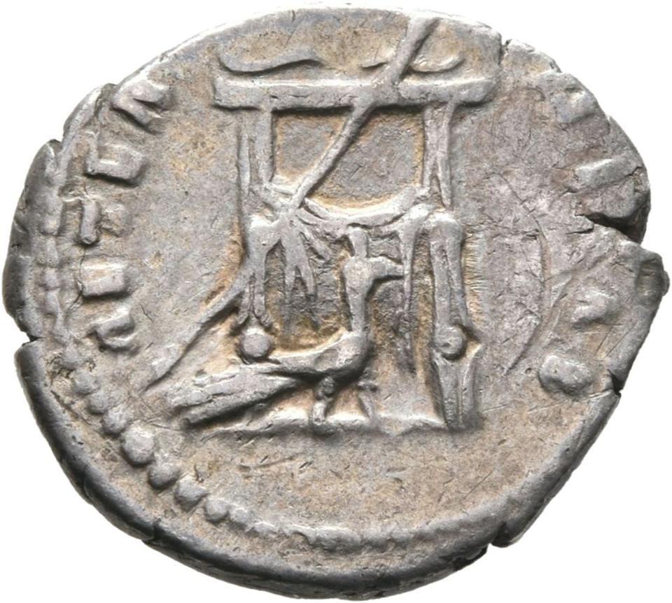 Antoninus Pius, Silver denarius, collection photograph Mainz-ID1049, reverse
