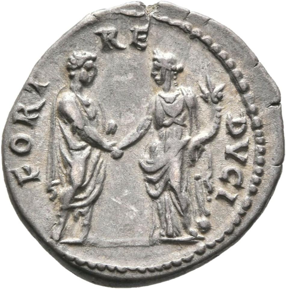Hadrian, Silver denarius, collection photograph Mainz-ID234, reverse
