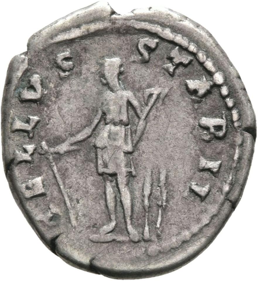 Hadrian, Silver denarius, collection photograph Mainz-ID238, reverse