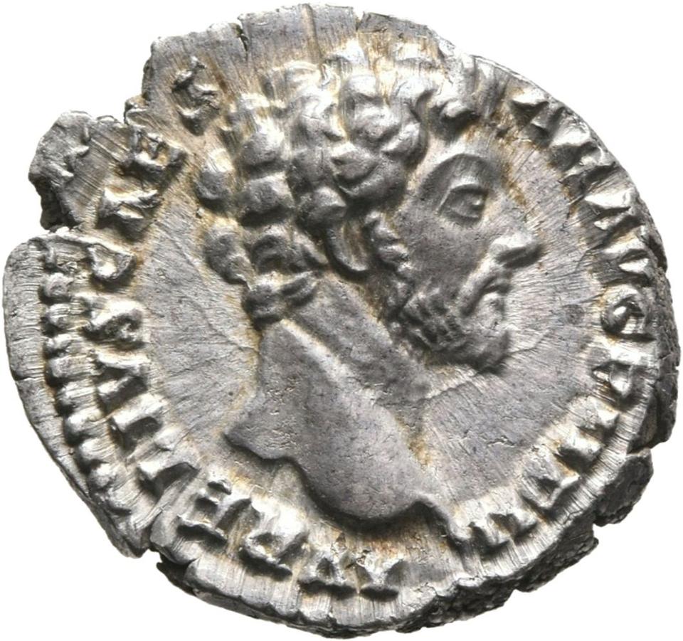 Antoninus Pius, Silver denarius, collection photograph Mainz-ID267, obverse