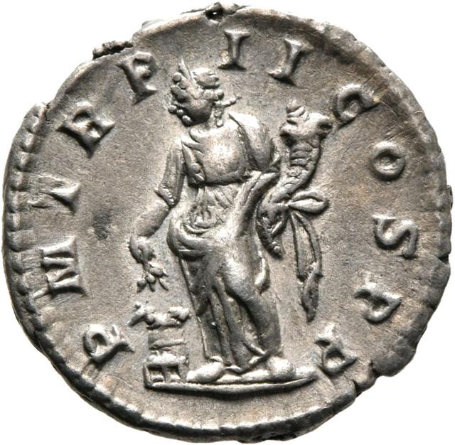 Macrinus Silver Denarius, RIC IV Macrinus 26a, reverse