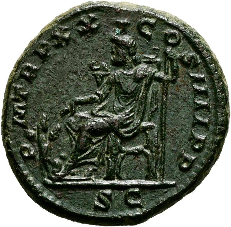 Caracalla, copper-alloy as, collection photograph Hamburg-ID2821, reverse