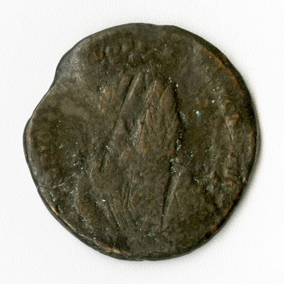 Theodosius I, copper-alloy ae2, collection photograph Furman-801, obverse