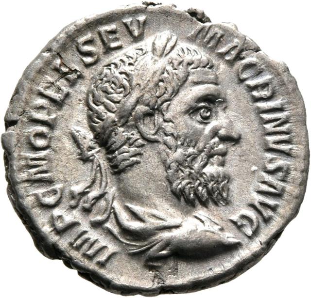 Macrinus Silver Denarius, RIC IV Macrinus 26a, obverse