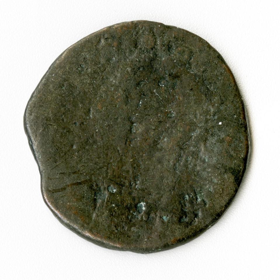 Theodosius I, copper-alloy ae2, collection photograph Furman-801, reverse