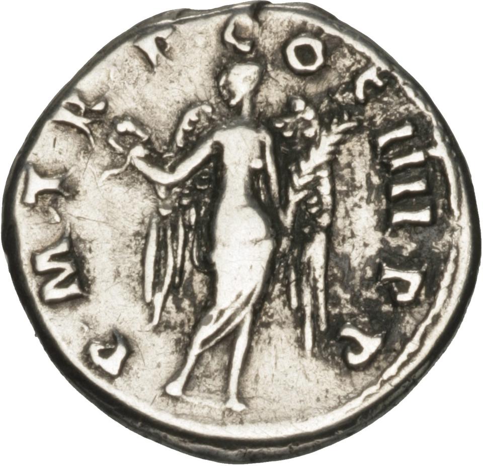 Trajan, Silver denarius, collection photograph Herzog-ID50, reverse