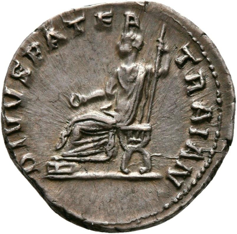 Trajan, Silver denarius, collection photograph Mainz-ID197, reverse