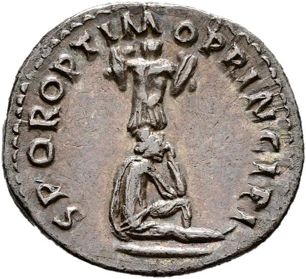 Trajan, Silver denarius, collection photograph Hamburg-ID552, reverse