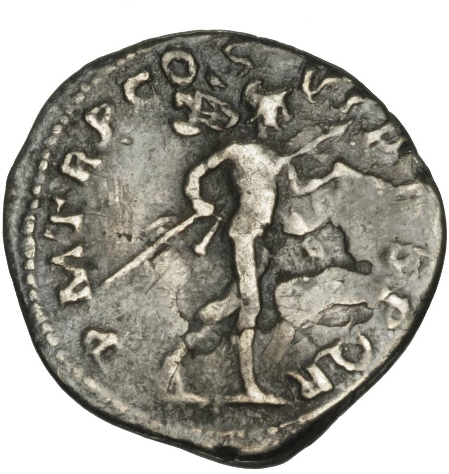 Trajan, Silver denarius, collection photograph Herzog-ID55, reverse