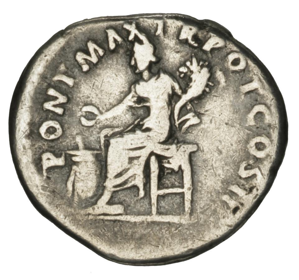 Trajan, Silver denarius, collection photograph Herzog-ID2, reverse