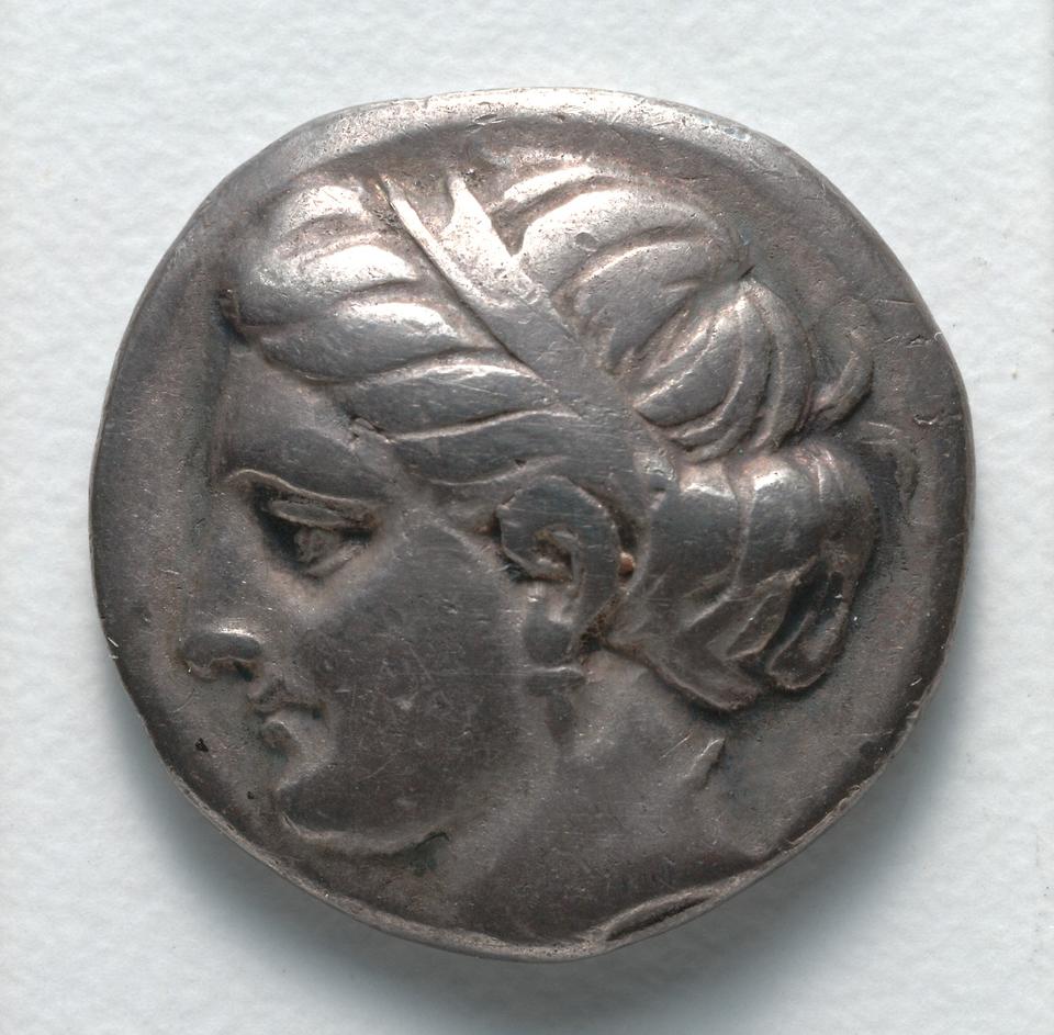 Chalkis, Silver drachm, collection photograph CMA-1916-972, obverse