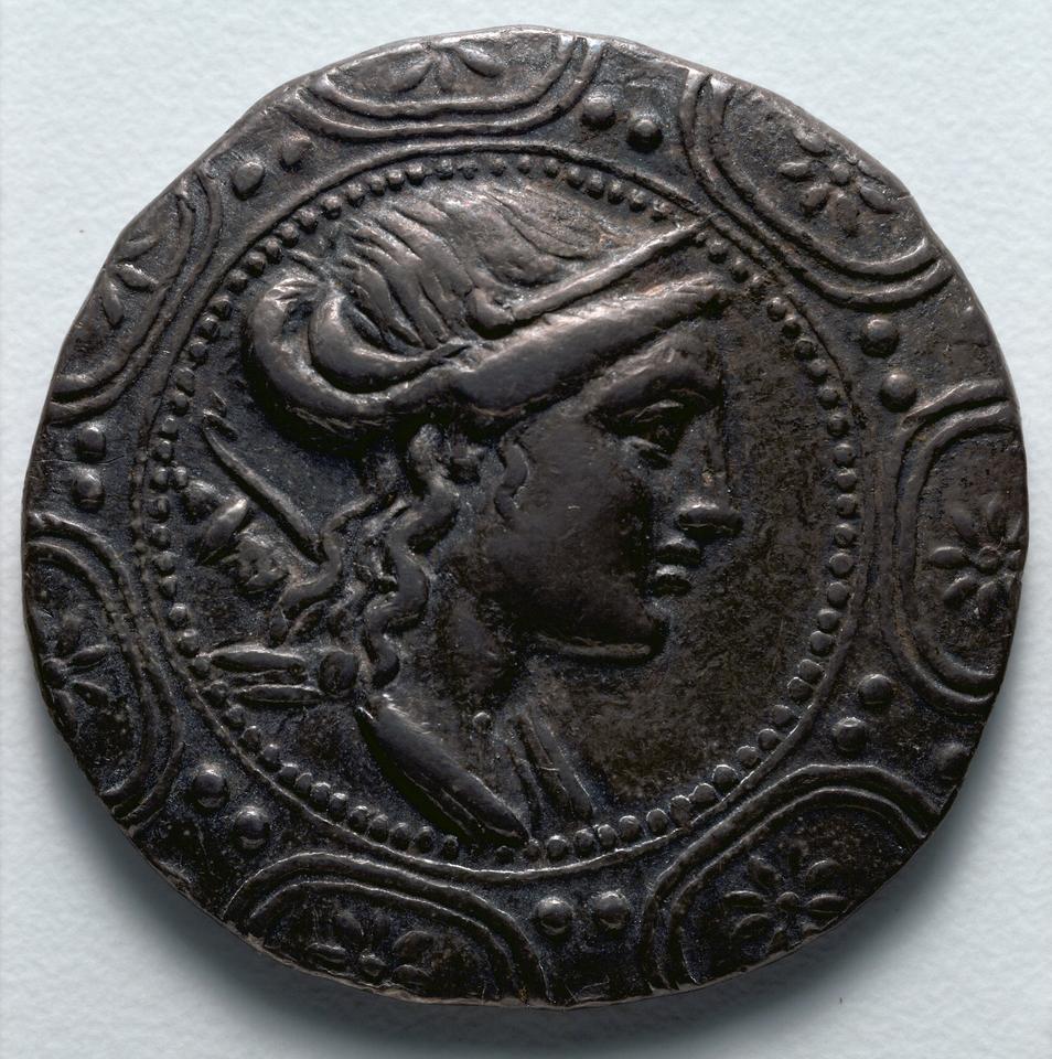 Macedonian First Meris, Silver tetradrachm, collection photograph CMA-1916-978, obverse