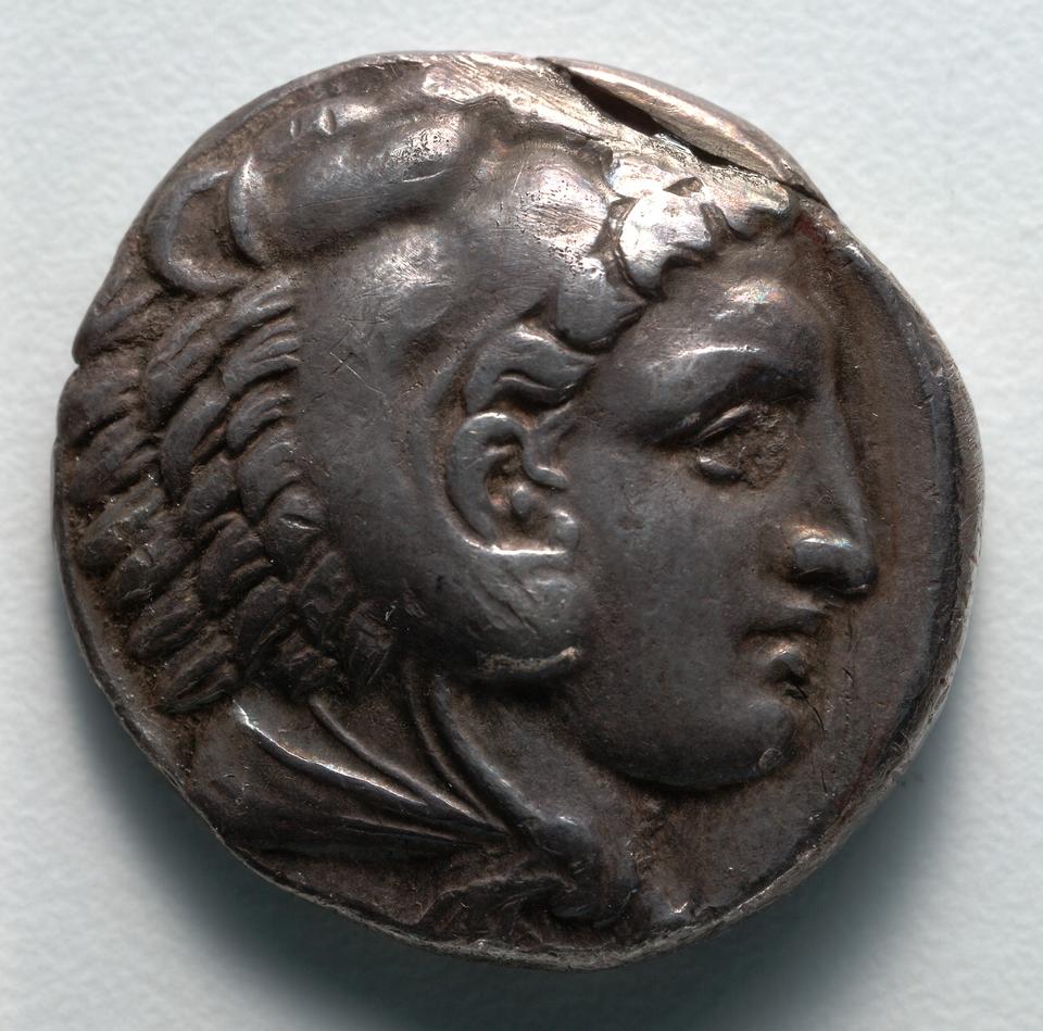 Alexander III, Silver tetradrachm, collection photograph CMA-1916-981, obverse