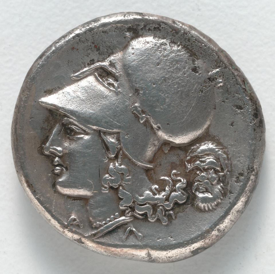 Corinth, Silver stater, collection photograph CMA-1916-984, reverse