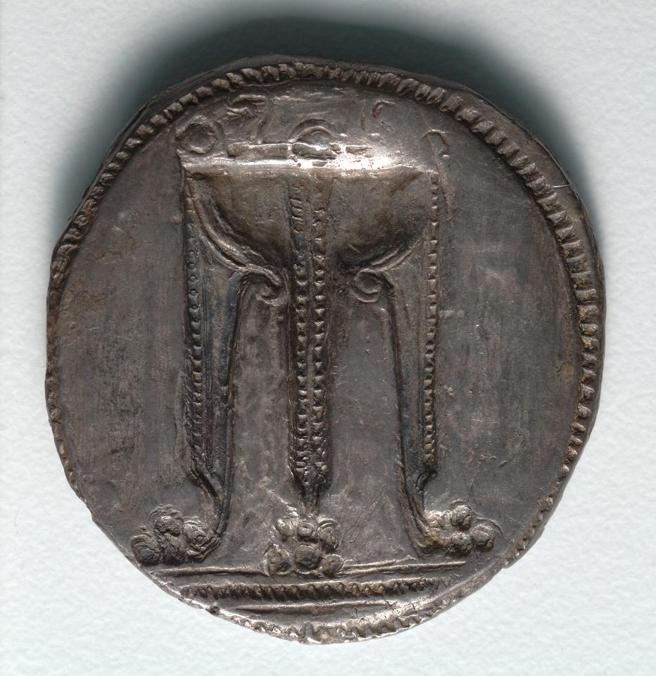Kroton, Silver stater, collection photograph CMA-1916-985, reverse