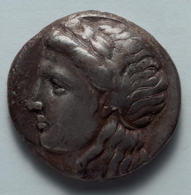 Miletos Silver Tetradrachm: Apollo and the Reverted Lion, obverse