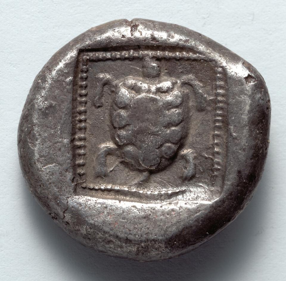 Early Lycian dynasts, Silver stater, collection photograph CMA-1916-996, reverse