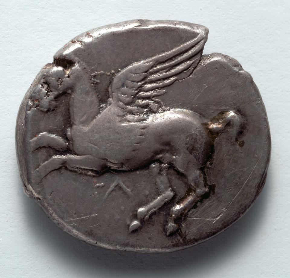 Leukas, Silver stater, collection photograph CMA-1917-978, obverse