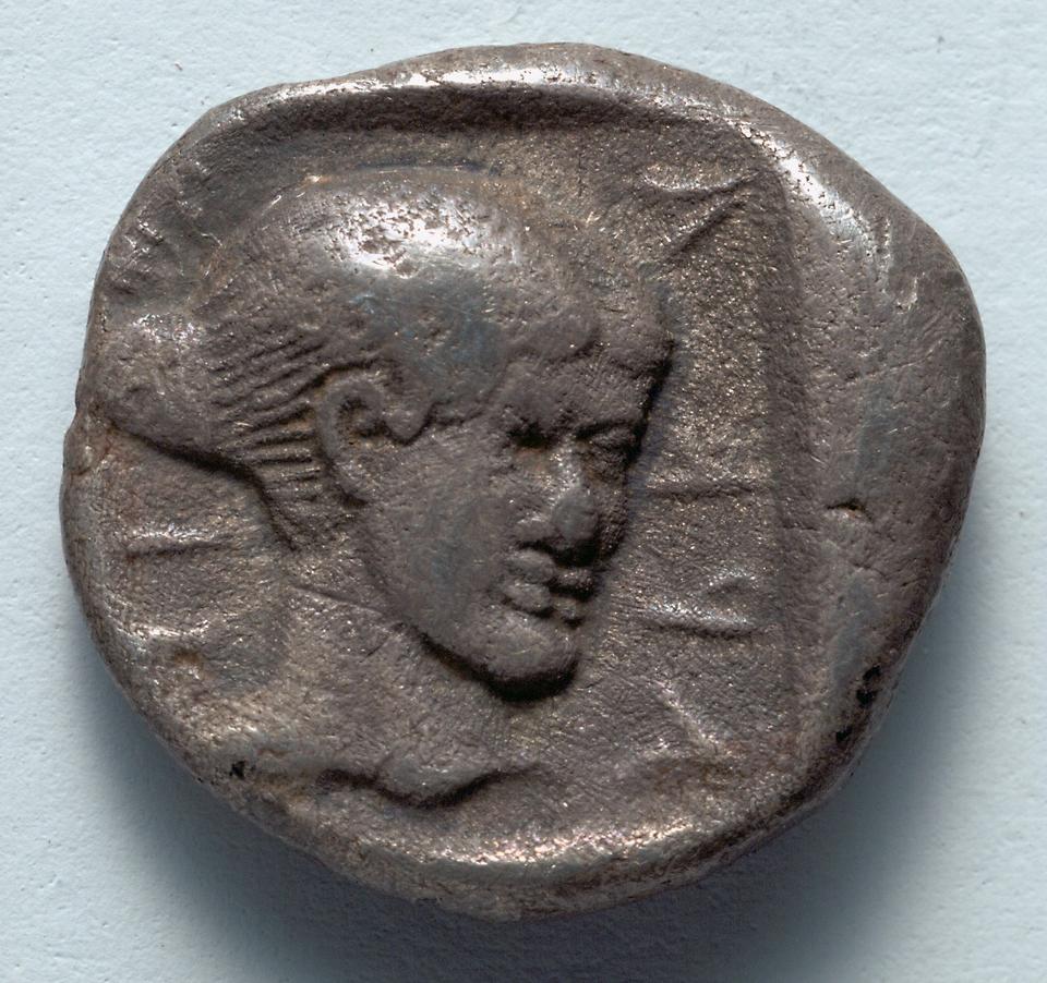 Arkadian civic coinage, Silver hemidrachm, collection photograph CMA-1917-981, reverse