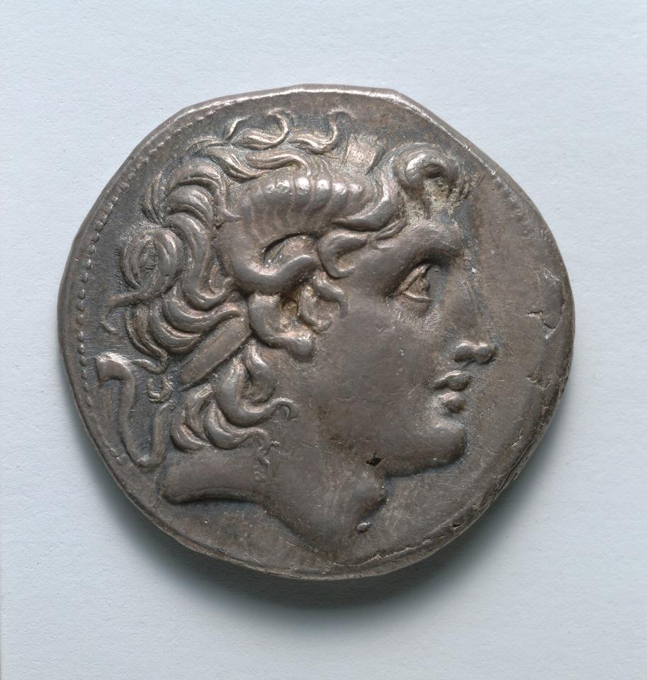 Lysimachos, Silver tetradrachm, collection photograph CMA-1917-984, obverse