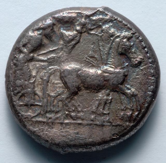 Syracuse Silver Tetradrachm (c. 485–478 BCE), obverse