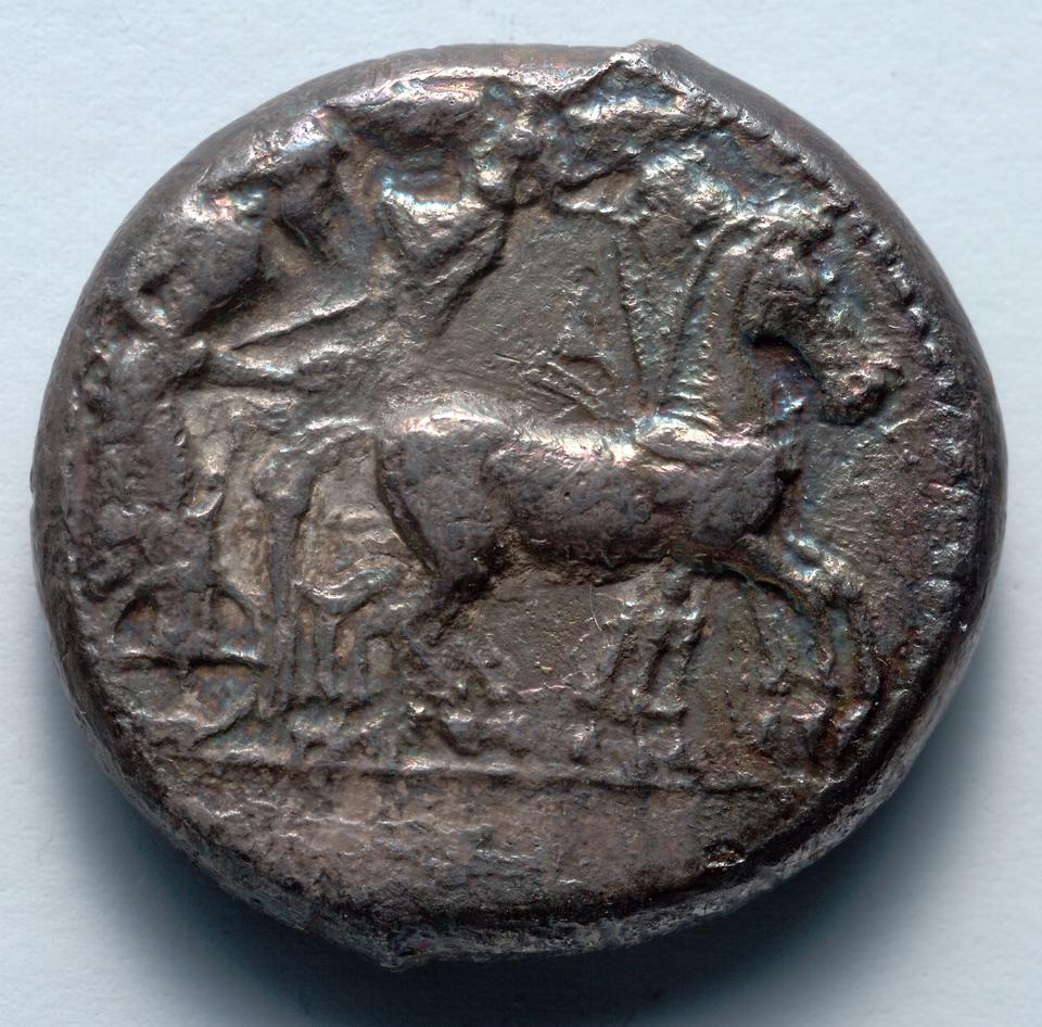 Syracuse, Silver tetradrachm, collection photograph CMA-1917-987, obverse