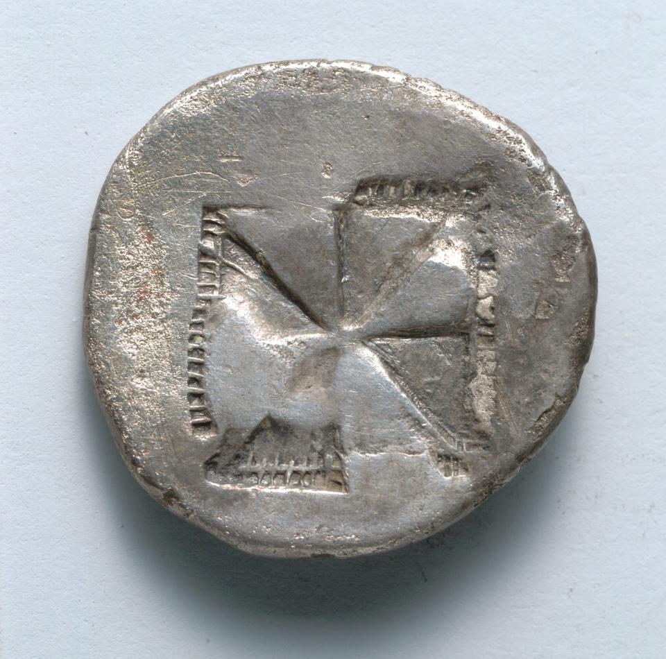 Himera, Silver drachm, collection photograph CMA-1917-989, reverse