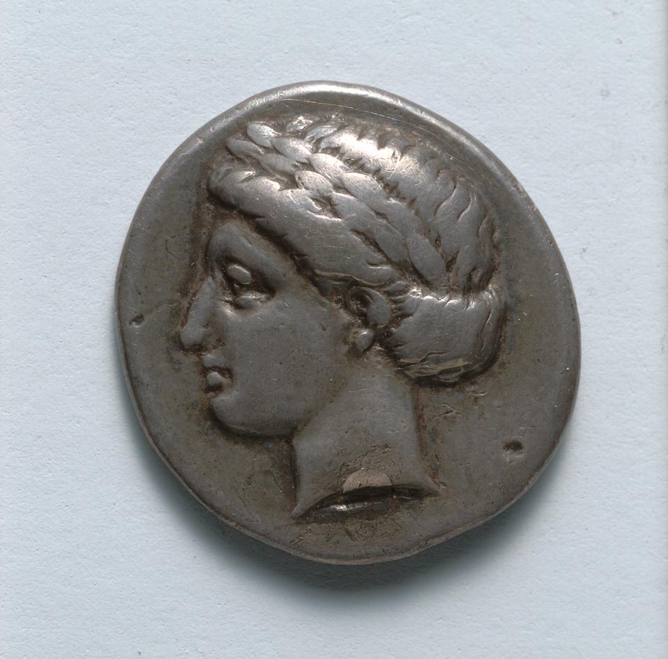 Kolophon, Silver drachm, collection photograph CMA-1917-992, obverse