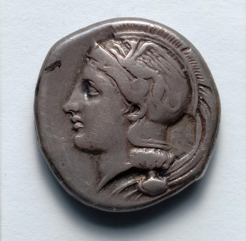 Hyele, Silver stater, collection photograph CMA-1917-996, obverse