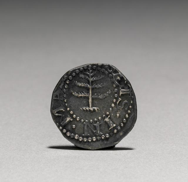 Massachusetts Bay Colony Silver Sixpence (Pine Tree Coinage), obverse