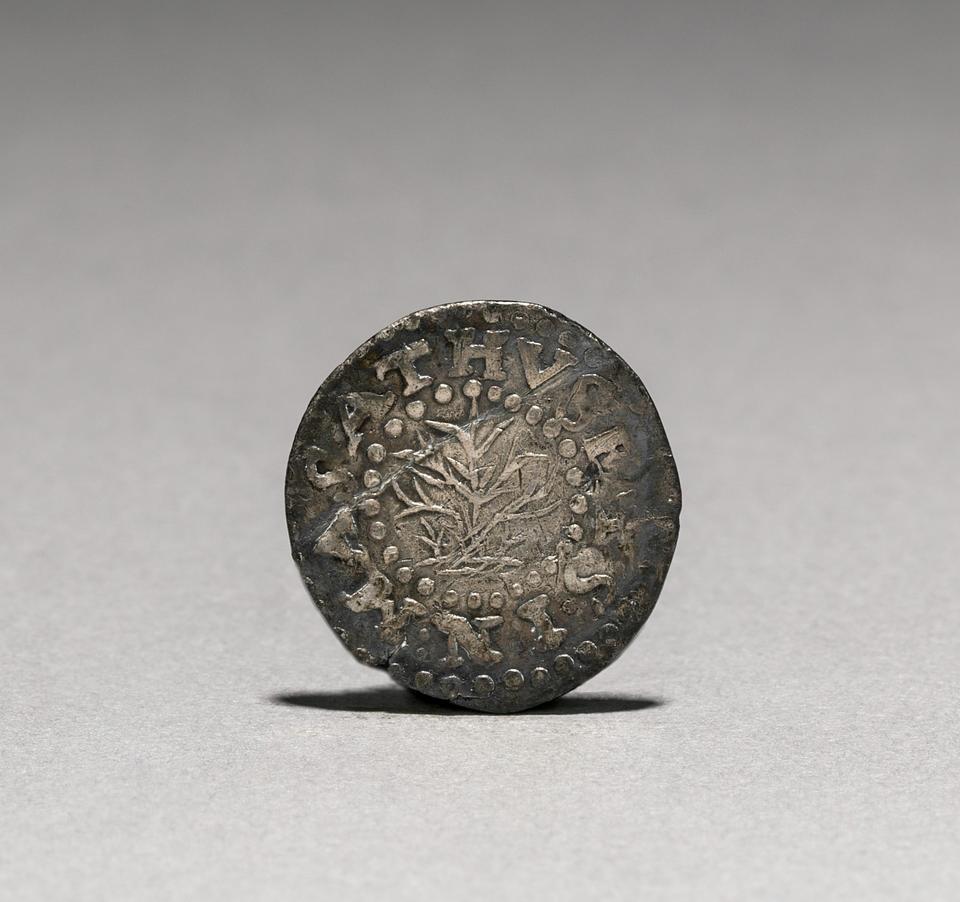 Massachusetts Bay, Silver twopence, collection photograph CMA-1940-442, obverse