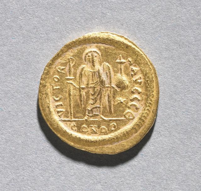 The Gold Solidus of Justinian I: Metropolitan Typology, Chronology, and Imperial Ideology, reverse