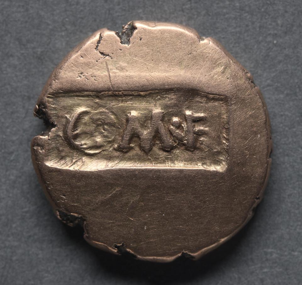 Verica, Gold stater, collection photograph CMA-1969-146, obverse