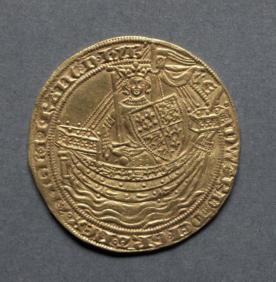 Edward III, Gold noble, collection photograph CMA-1969-160, obverse