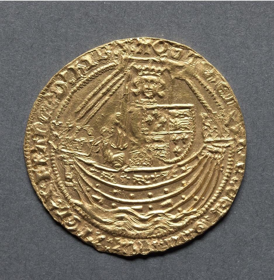 Henry V, Gold noble, collection photograph CMA-1969-164, obverse