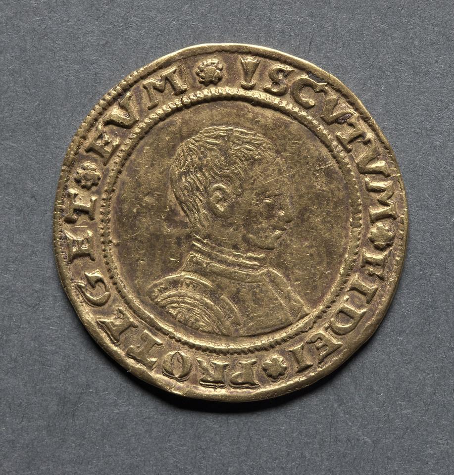 Edward VI, Gold half sovereign, collection photograph CMA-1969-175, obverse
