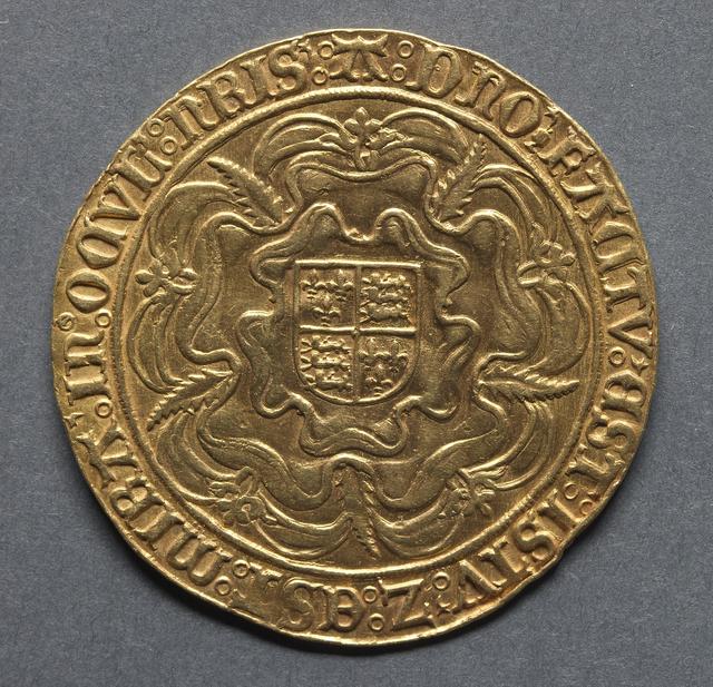 The Fine Gold Sovereign of Mary I (1553–1554), reverse