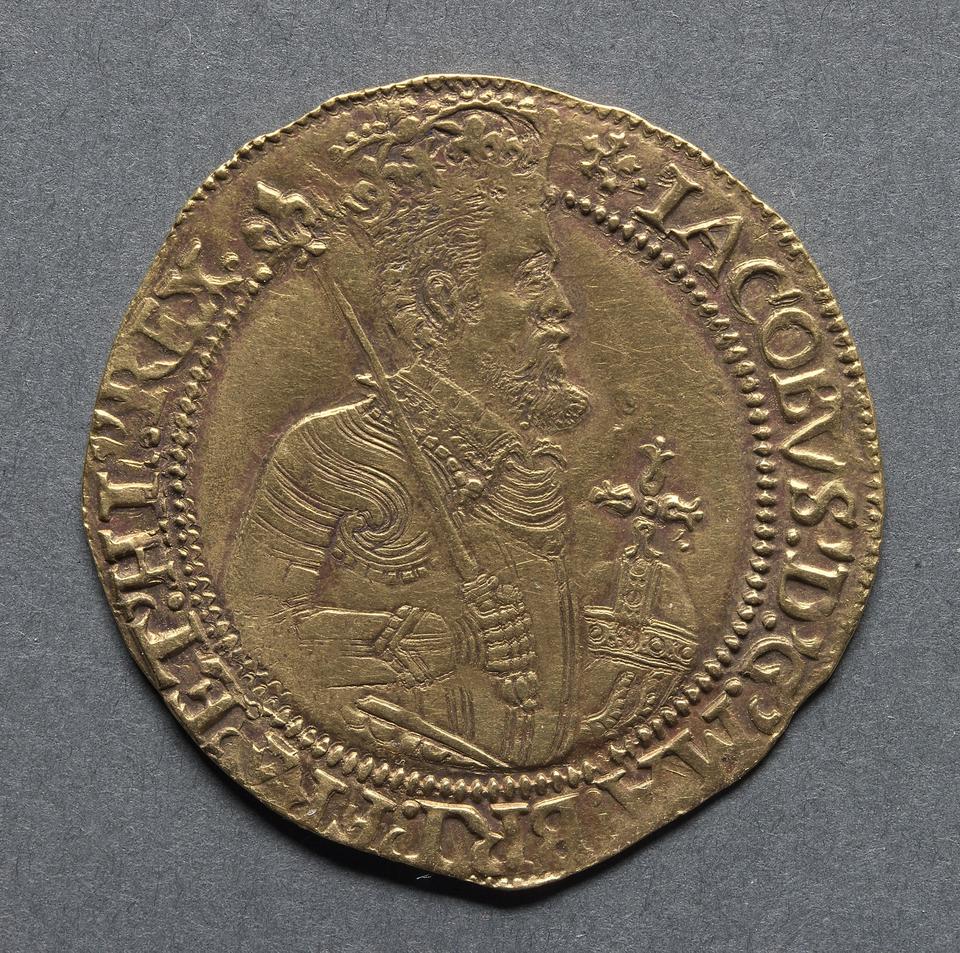 James I, Gold unite, collection photograph CMA-1969-189, obverse