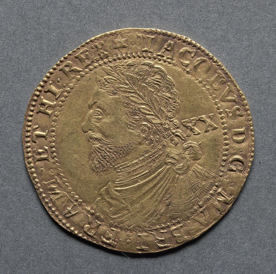 James I, Gold laurel, collection photograph CMA-1969-191, obverse