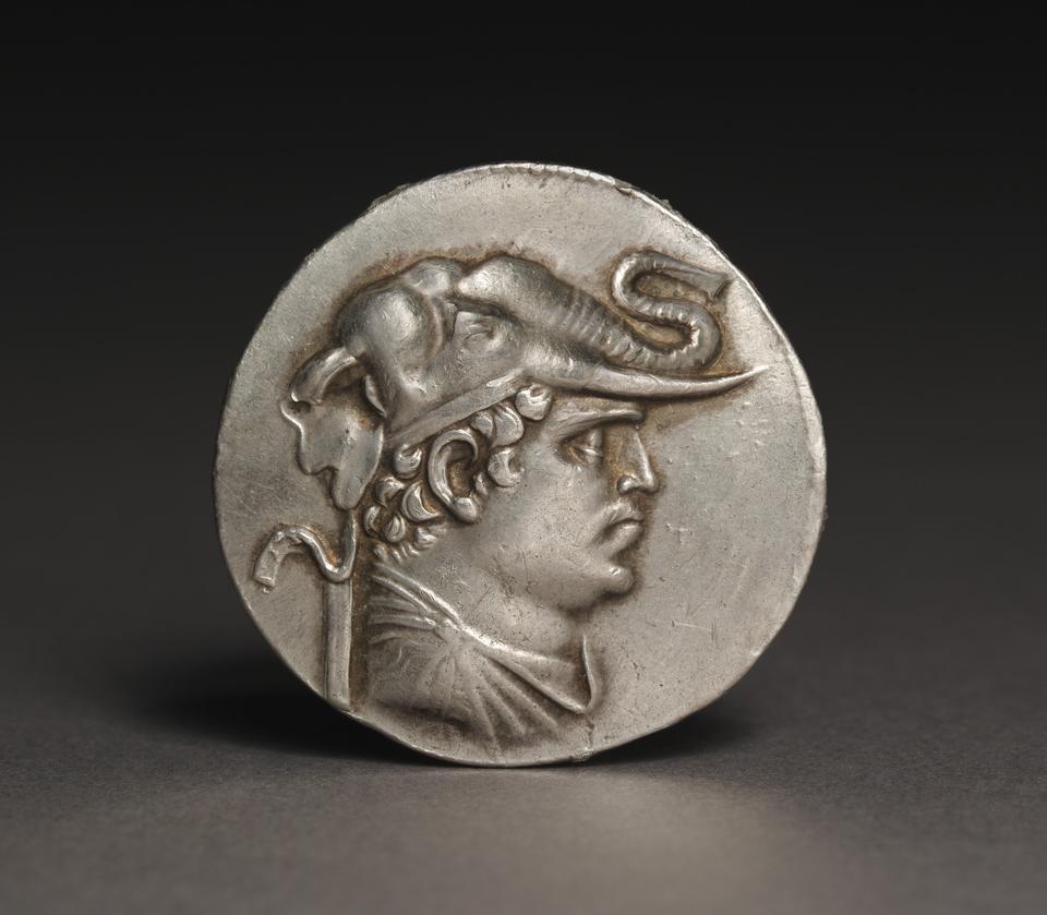 Demetrios I, Silver tetradrachm, collection photograph CMA-1999-318, obverse