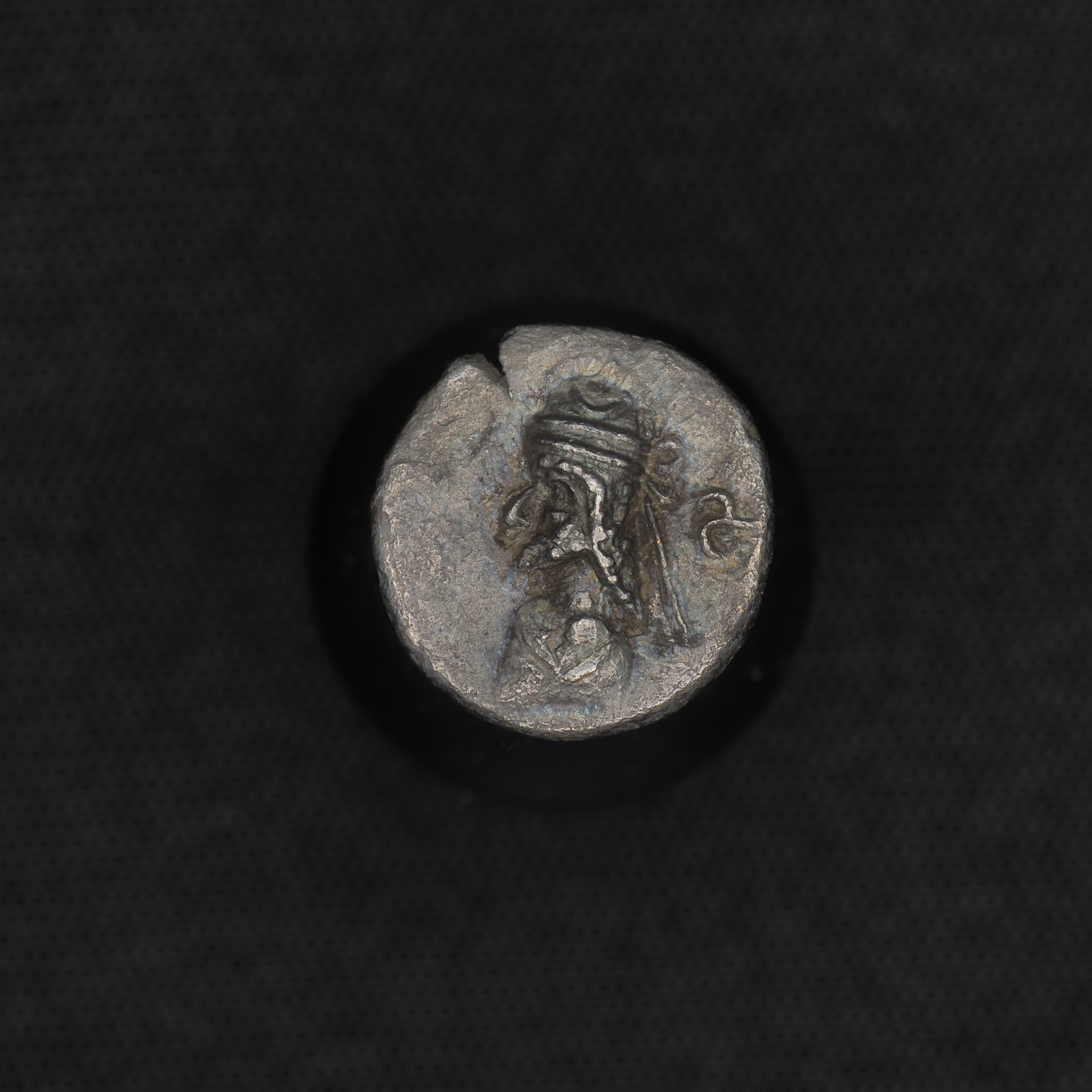 Silver Obol of Prince Y (Unknown King II), Kingdom of Persis, obverse