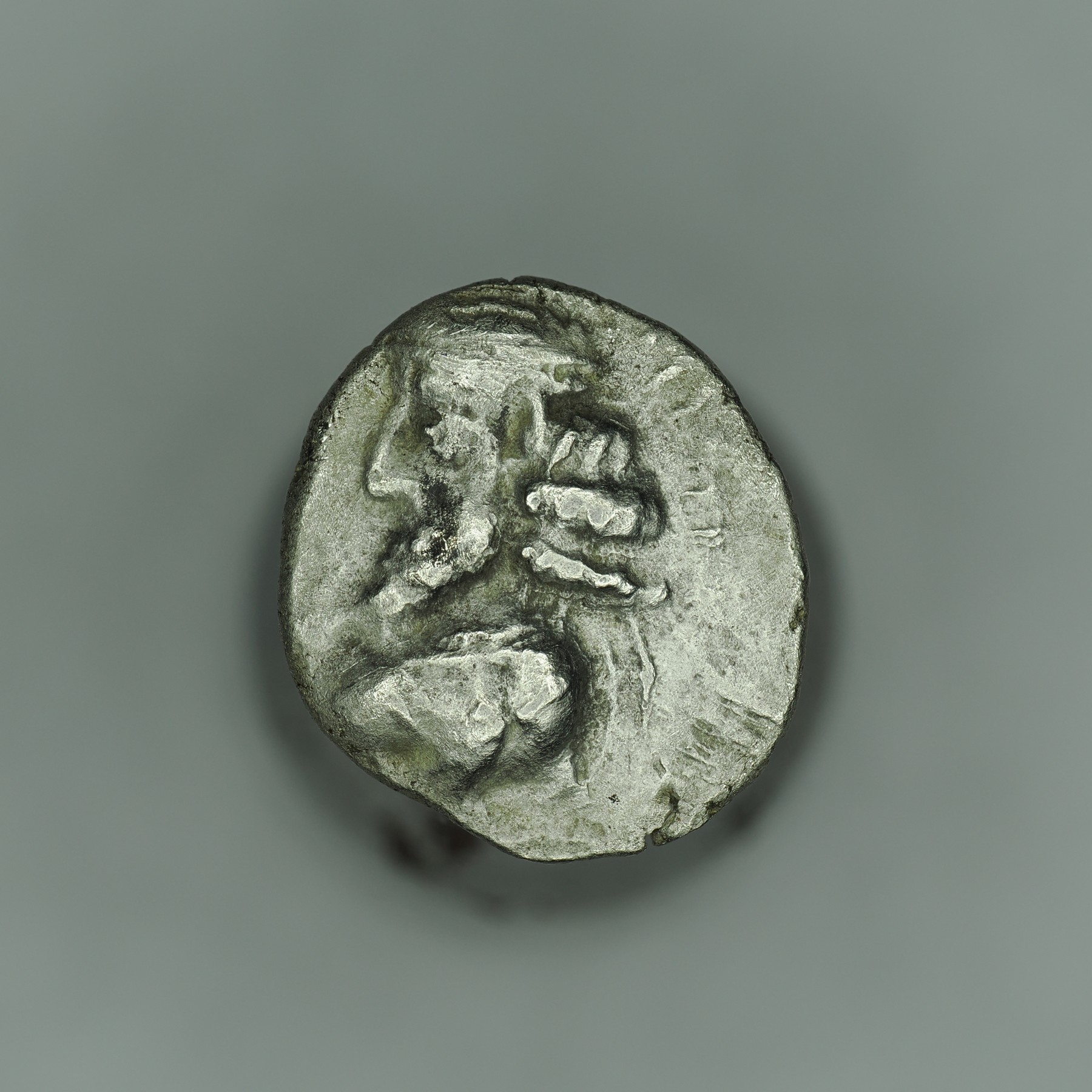Vahšīr, Silver Obol, Kingdom of Persis, obverse